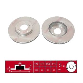 Тормозные диски передние (517122L500)